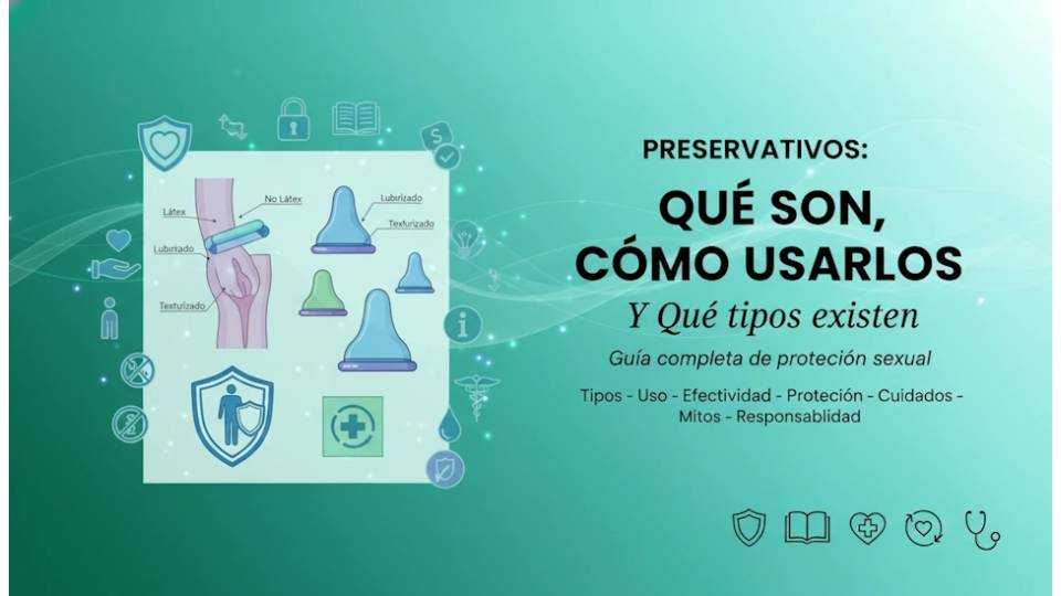 Preservativos Qué son, cómo usarlos, qué tipos existen y más
